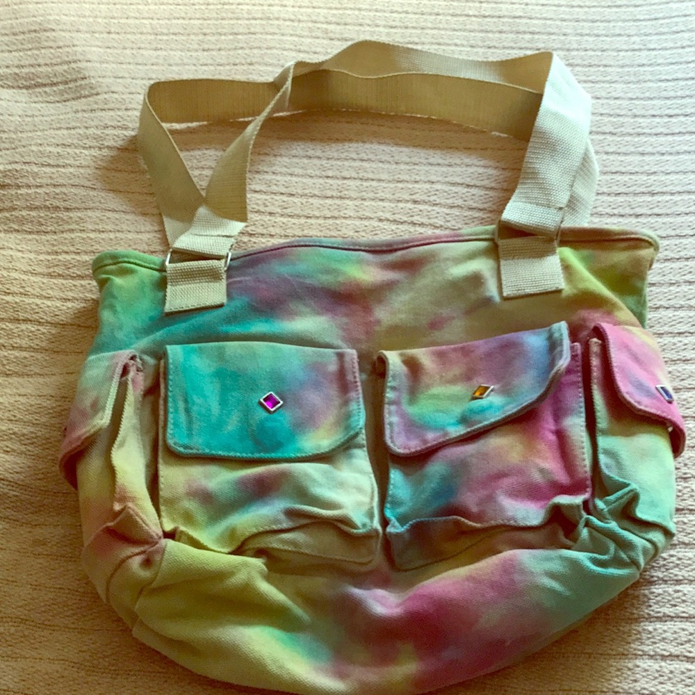 Unique/artist handmade Tie dyed & Embellished!